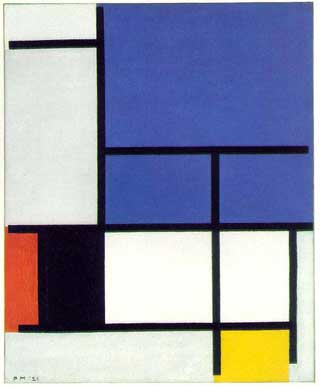  who came in my mind is Piet MONDRIAN. So, let's talk about his painting.