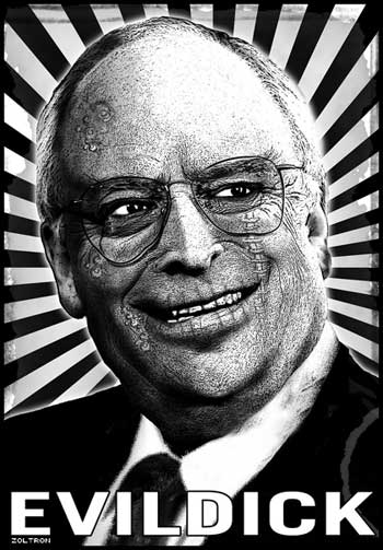 Poster of 'Evil Dick' Cheney 