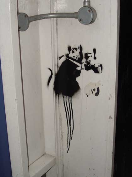 banksy rat. would be a Banksy rat.